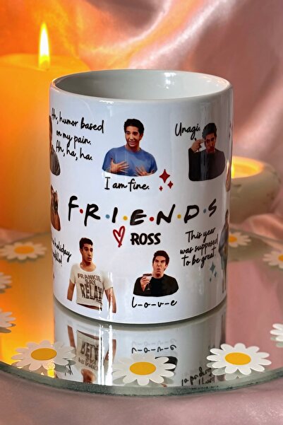 Cool Stuff كوب فريندز روس جيلر بتصميم قلب