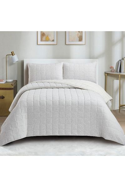 Home Box Knitnook Jersey 3-Piece King Comforter Set - 220x240 cm