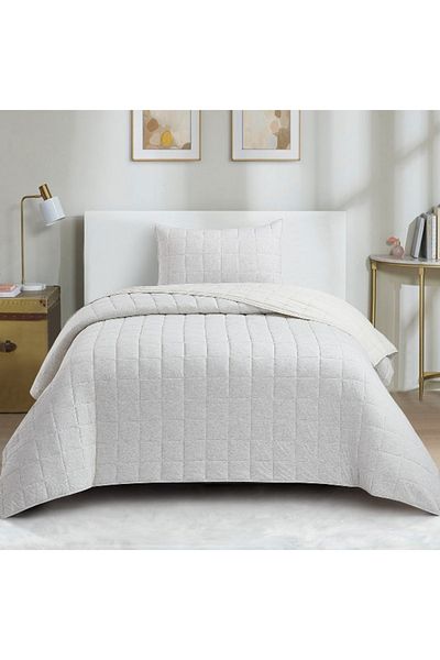 Home Box Knitnook Jersey 2-Piece Twin Comforter Set - 150x220 cm