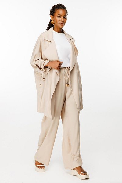 Ghisa Stone Colored Suit Set