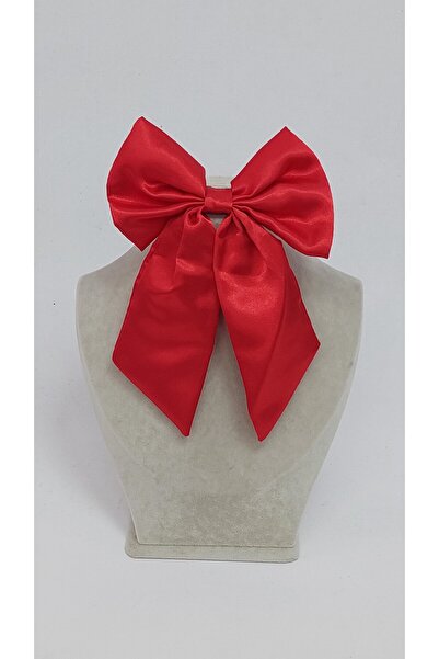 LULLY KİDS Cataramă cu fundă din satin roșu/alb/negru, potrivită pentru utili...