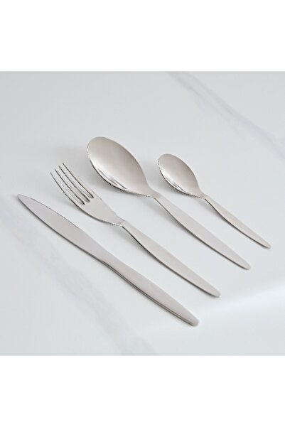 Home Box Lito Wave 16-Piece 18/10 Stainless Steel Cutlery Set