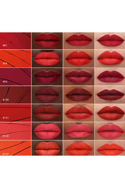 SEPHORA Cream Lip Stain Bulaşmayan Kadife Bitişli Ruj Mat Likit Ruj Yüksek kapatıcılık 10 saat kalıcı (5 ml)