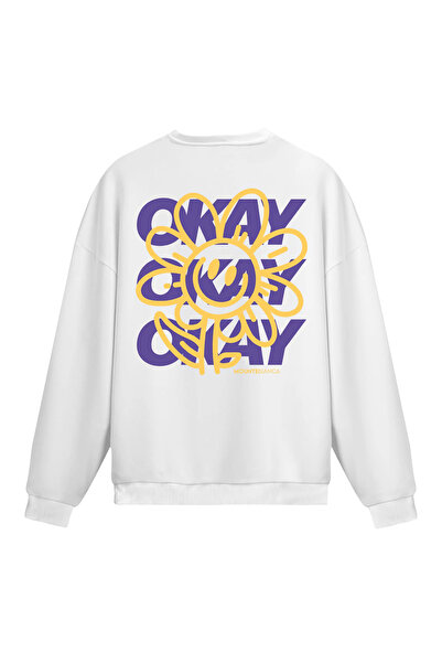 Mounte Bianca Unisex Okay - Obična majica sa kapuljačom