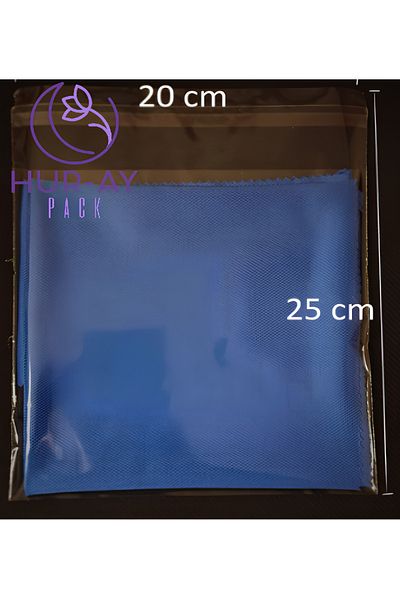 HUR-AY PACK 20X25 cm 50 Pcs Shiny Bags - Transparent Adhesive Scarf and Shawl