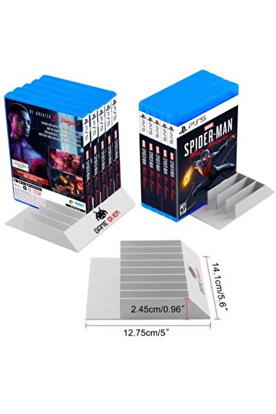 Konsol İstasyonu Ps4 PS5 Oyun Cd Standı Game Over Temalı
