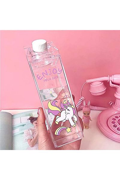 mystylee Mystyle Un-13 1000 ml Mica Milk Bottle (Unicorn)