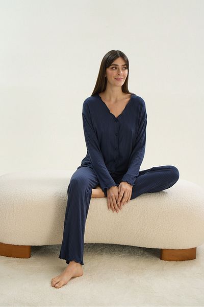 Sevim 16070 SET PIJAMA Nasturi