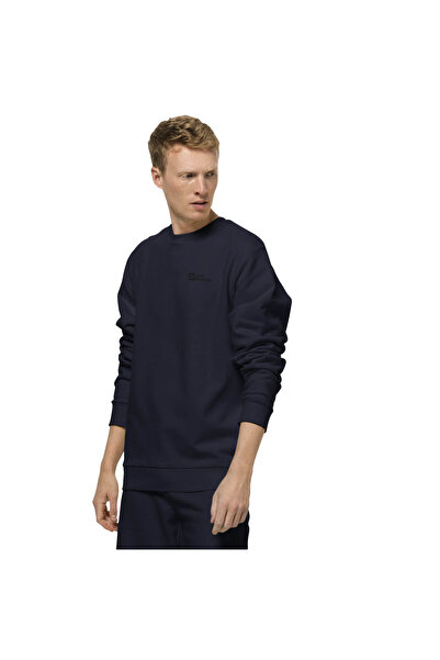 Jack Wolfskin سويت شيرت رجالي أساسي برقبة دائرية A63843