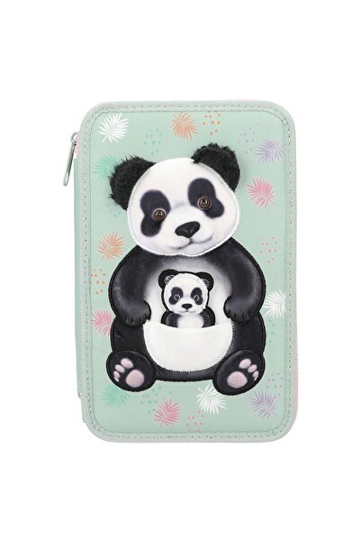 Top Model by Depesche Τριπλή μολυβοθήκη με σχέδιο Panda - Τριών στρώσεων, πλή...