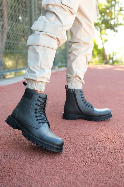 Riccon Smoked Men's Zippered Boots 0012856