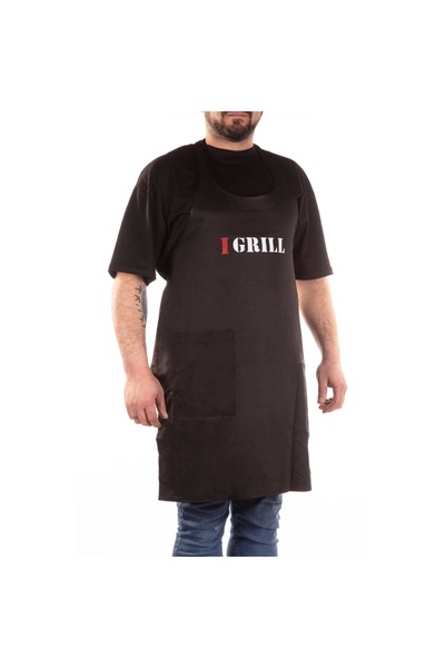 IGRILL Siyah Barbekü Mangal Önlüğü
