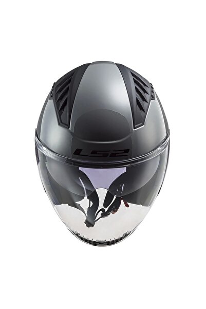 LS2 COOPTER 2 NARDO GRİ KASK (GÜNEŞ VİZÖRLÜ)