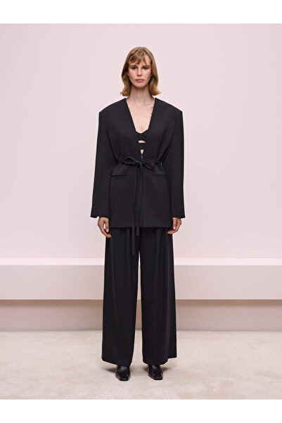 BAQA Vatkalı Siyah Ceket