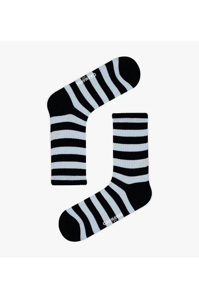 CARNAVAL SOCKS Тенис чорапи с шарка в черно-бели кръгове