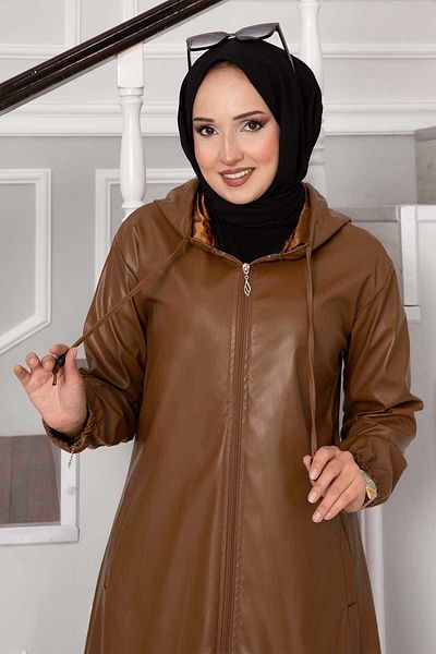EBRUTESETTÜR Hooded Leather Cap