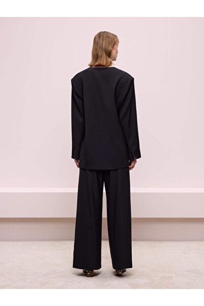 BAQA Vatkalı Siyah Ceket