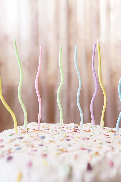 Le Mabelle Colorful Spiral Candle - Various Patterns