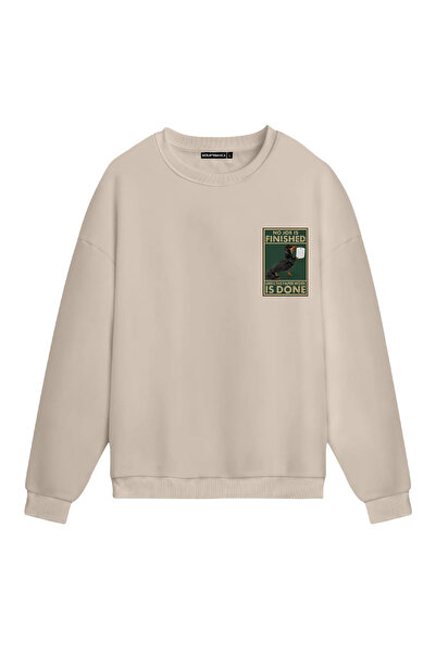 Mounte Bianca Unisex Nijedan posao nije završen - Obična majica sa kapuljačom