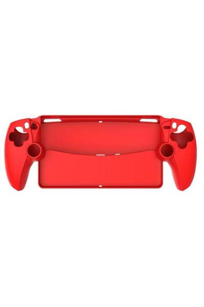 Konsol İstasyonu Playstation Ps Portal Kırmızı Silikon Koruyucu Kılıf