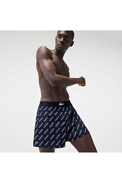 Lacoste Erkek Desenli 3'lü Renkli Boxer