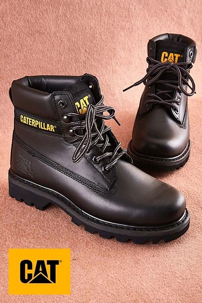 Caterpillar Rubber Sole Leather Boots