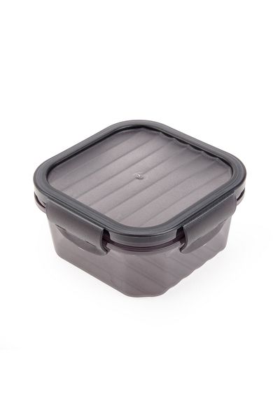 Qlüx Qlux Leak Proof Storage and Transport Container - Gray / Black - 400 ml