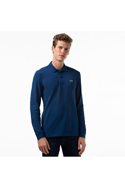 Lacoste L.12.12 Erkek Classic Fit Uzun Kollu Lacivert Polo