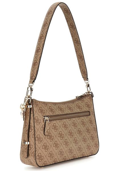 Guess Жіноча сумка Eco Erica Top Zip Sh коричневого кольору Hwesg951018-ltl