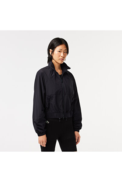 Lacoste Kadın Kapüşonlu Lacivert Mont