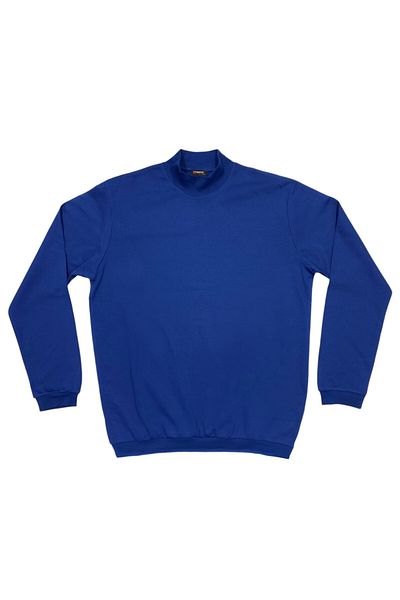 Masimar Men's 30/1 Combed Interlock Fabric Flexible Regular Fit Half Fisherman Sweatshirt