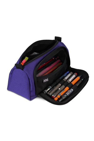 Jacbag Prime XL δύο θέσεων μωβ τσάντα στυλό με ελαστικό στήριγμα (γυναικεία/κορίτσια)