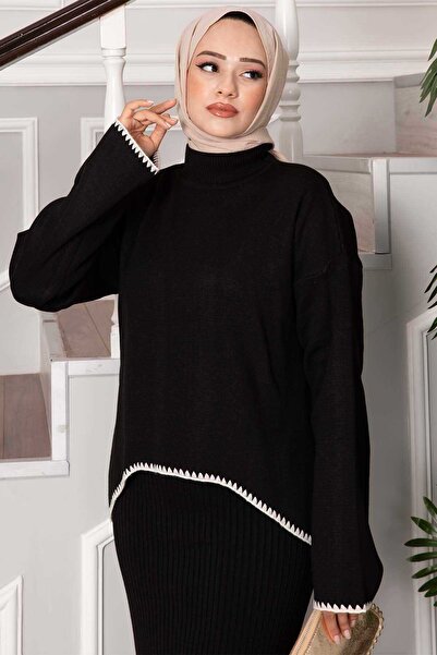 EBRUTESETTÜR Çoban Dikişli Crop Elbise