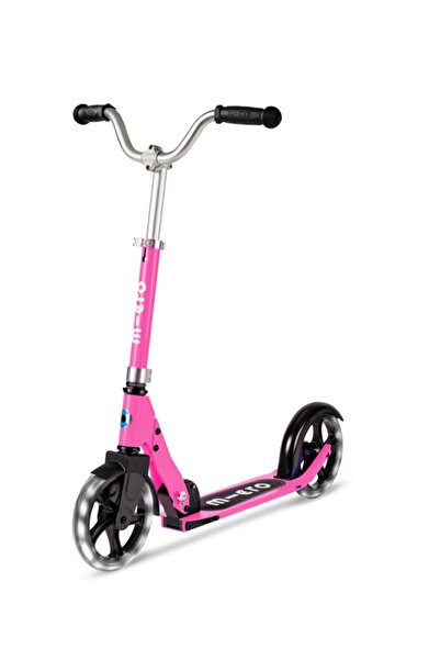 Micro Scooter ميكرو كروزر إل إي دي باللون الوردي