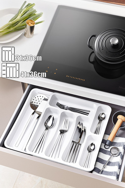 Doreline Practical Single Sided Openable Drawer - Spoon Holder, Ladle