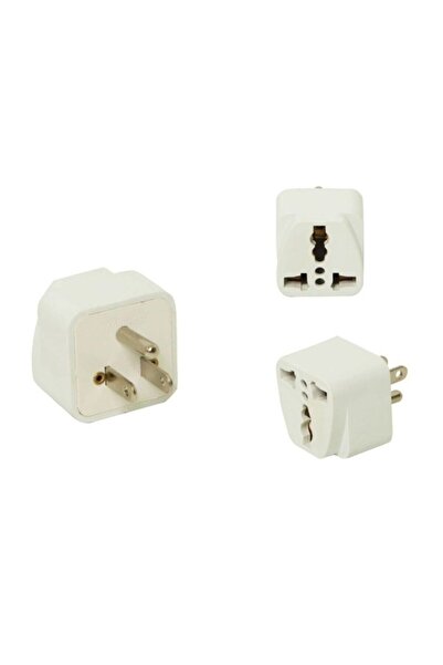 Mykablo Japonya Topraklı Erkek - Universal Dişi Priz Çevirici