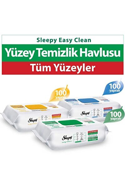 Sleepy EASY CLEAN ÇAMAŞIR SUYU-BEYAZ SABUN-ARAP SABUN 3 LÜ SET