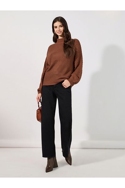 Styli Oversized Regular Length Chunky Knit Sweater