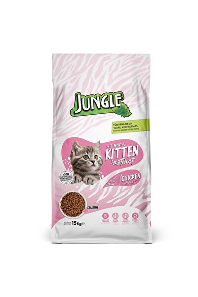 Jungle Tavuklu Yavru Kedi Maması 15 kg