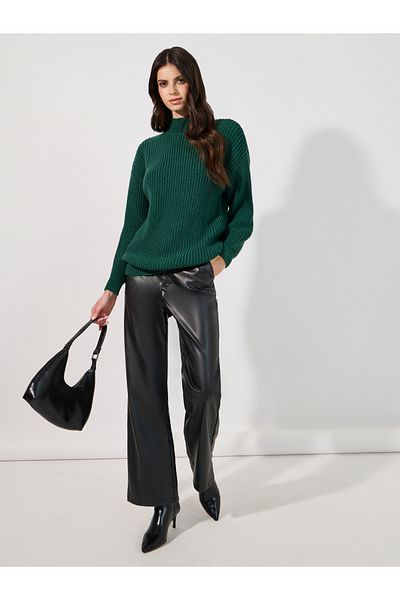 Styli Regular Fit Longline Chunky Knit Sweater