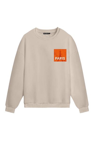 Mounte Bianca Unisex Paris - Κανονικό φούτερ