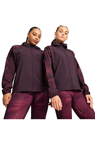 Puma Run Favorite Aop Kadın Mor Koşu Ceket 52403544