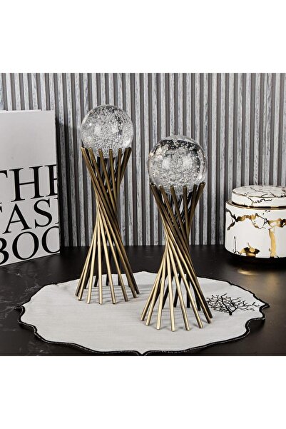 decovien 2 Lİ DEKORATİF CAM SÜS EŞYASI