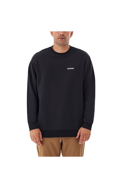 Columbia Hanorac negru pentru bărbați Gem Label Crewneck, pentru exterior CS0...