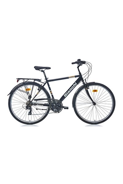 Bianchi Strada 104 28 Jant V-fren Şehir Bisikleti (siyah Bej Gri) 49