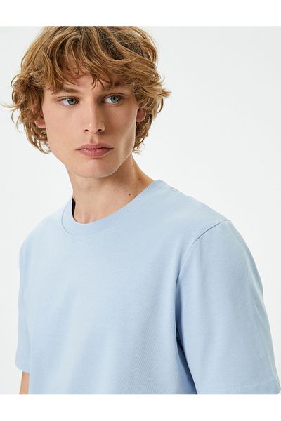 Koton Βασικό T-Shirt Crew Neck Βαμβακερό κοντό μανίκι