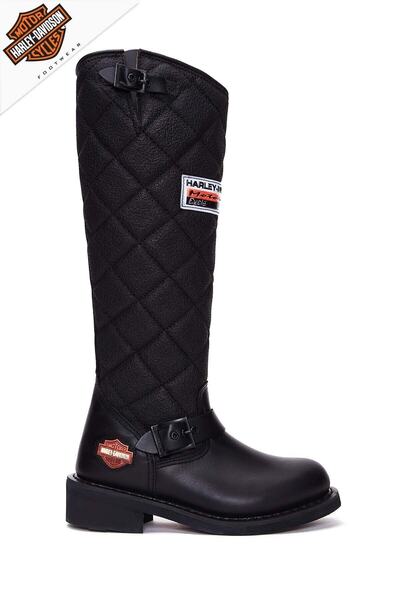 Harley Davidson Δερμάτινες μπότες από καουτσούκ