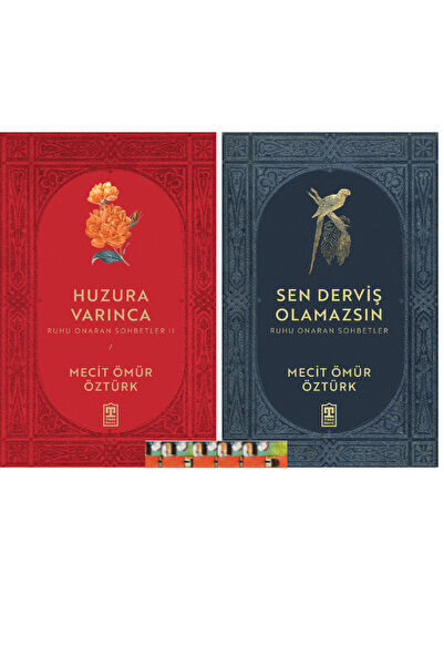 Timaş Yayınları Huzura Varınca,Sen Derviş Olamazsın (2kitap) Mecit Ömür Öztürk