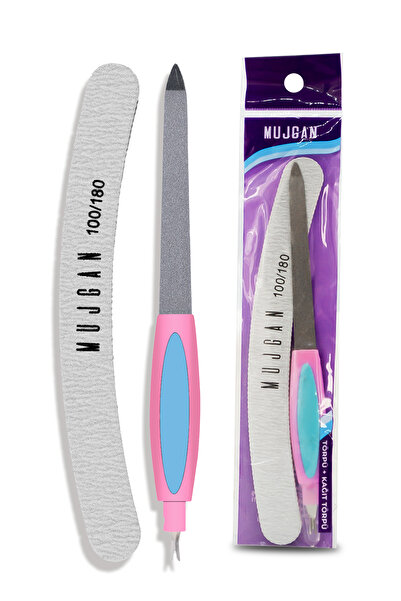MUJGAN Tırnak Bakım Seti - Çelik ve Kağıt Törpü