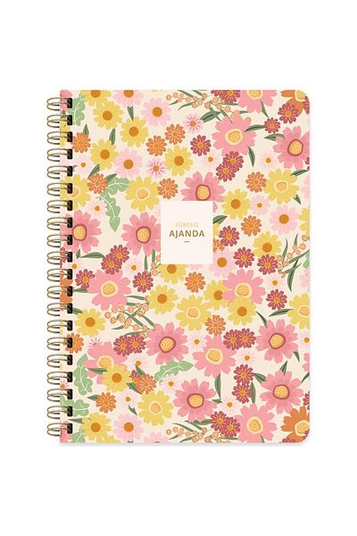 KESKİN COLOR Sharp Color Weekly Aj. A5 Твърда корица Пролетен брошура без дата